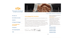 Desktop Screenshot of gqa.de