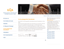 Tablet Screenshot of gqa.de